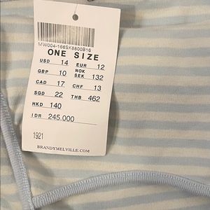 Brandy Melville Stripped Halter Top